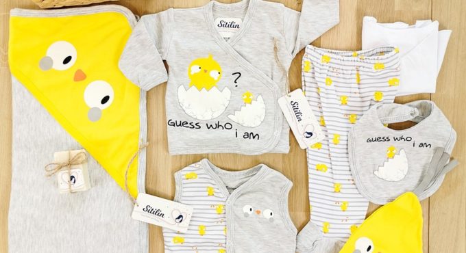 Authentic Unisex Baby Chick 10 Piece Hospital Output Newborn The Zibin Set luxury 100 Cotton High quality