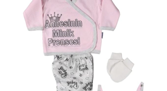 Authentic Girl Mother Tiny Princess 5 Piece The Zibin Baby Set lux 100 Cotton High quality