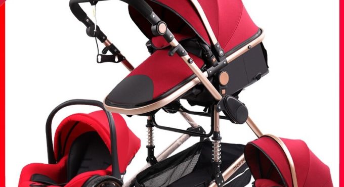 Baby Stroller 3 in 1 High Landscape Stroller for newborn baby stroller tricycle baby walker pushchair for baby 0-36 months