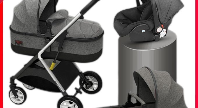 baby stroller four wheel trolley 2 in 1/ 3 in 1 High landscape folding portable trolley two way baby stroller baby car