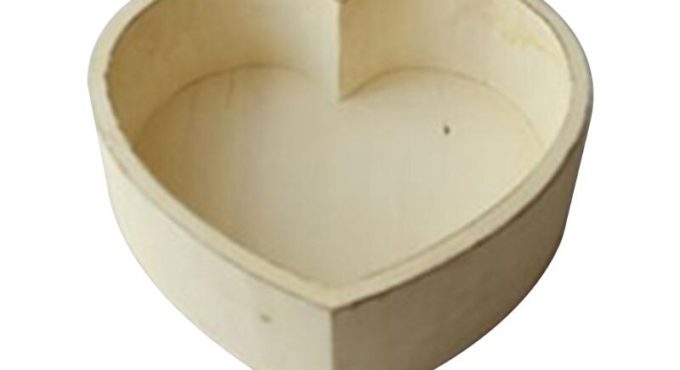 Baby Photography Props Wooden Heart Shape Box Newborn Infants Photo Posing Shooting Accessories RXBF