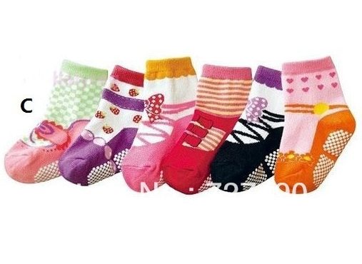 Girl Boy Anti-slip Socks The new Unisex Baby Kids Toddler socks YFF