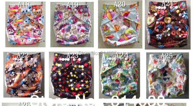 Risunnybaby Cotton Baby Diaper Reusable Washable Cloth Diapers Nappy Cover Waterproof Newborn Baby Traning Panties Diapers