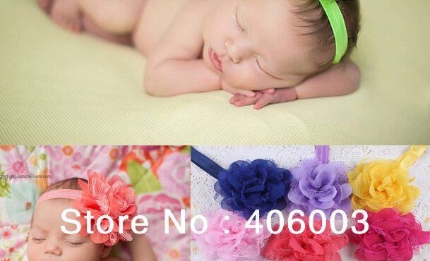 Wholesale Baby Girls Elastic headband Children's Hair accessories Free Shipping