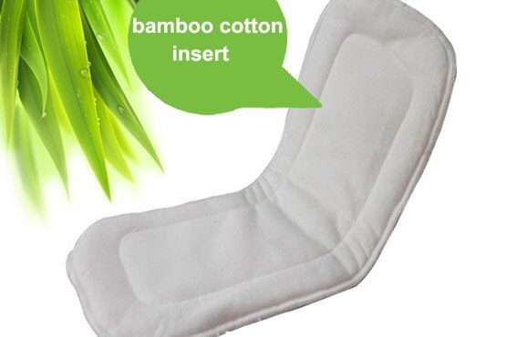 Free shipping 20pcs/lot four layer natural bamboo cotton inserts for cloth diaper softer touch higher absorbency(6layers)