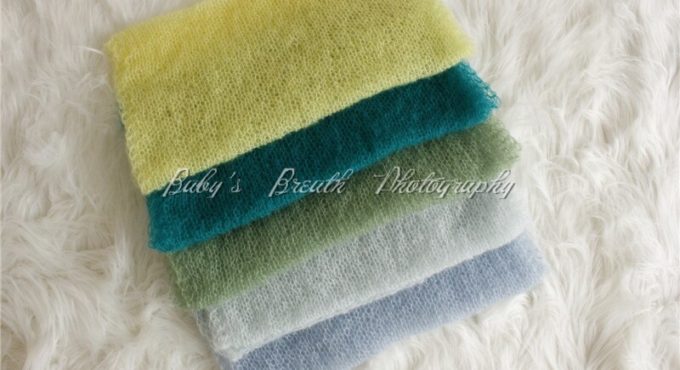 Silk Mohair Wraps 5pcs One Lot Mix Colors Newborn Photography Wraps Baby Shower Gifts Newborn Props