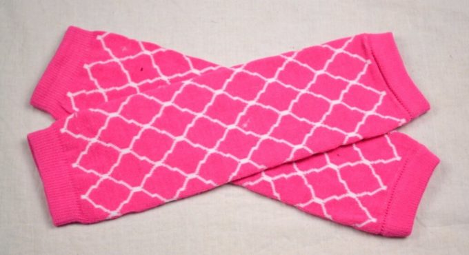 cheap winter Adorable Baby boys girls Pink and hot pink quatrefoil cotton arm warmers Toddler Children Infant baby Leg Warmers