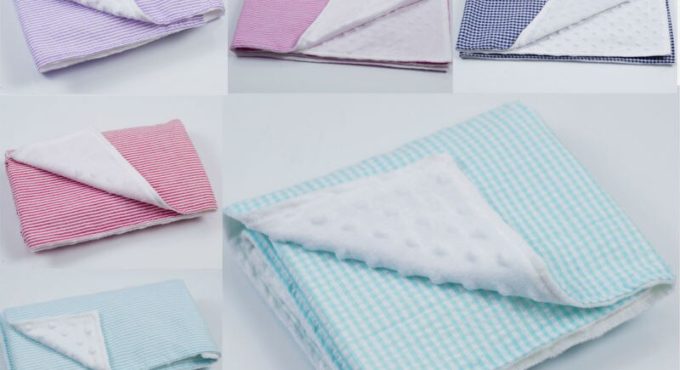 boutique baby infant child minky bedding blanket shower girls boys gift super soft toddler newborn seersucker baby blanket