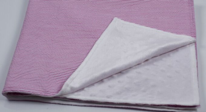 hot sale baby minky blanket Baby Seersucker plain Mink dot Blanket free shipping