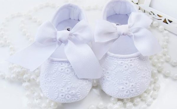 baby girls shoes white with bowtie infant shoes prewalkers little girls crib shoes nonslip christenning wedding spring summer