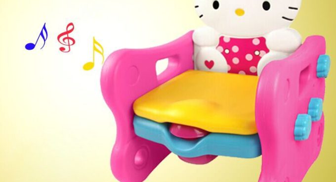 New Cartoon Cat Kid Toilet Pinico Baby Potty Portable Toilet Trainers Assento De Vaso Sanitario Child Toilet Seat with Music