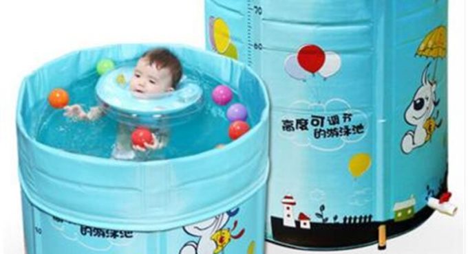 Free Ship Discount Adjustable Folding Babies Swimming Pool Baby Pool Piscina Piscine Alloy Stent Infants&Children kids Swim Pool