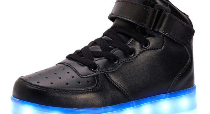 Size 26-41 USB Luminous Sneakers for Children Adult Led Shoes with Light Up Sole Kids Boys Girls Glowing Sneakers LED Slippers