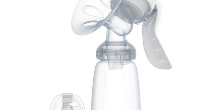 Manual Breast Pump Powerful Baby Nipple Suction 150ml Feeding Milk Bottles Breasts Pumps Bottle Sucking T0099