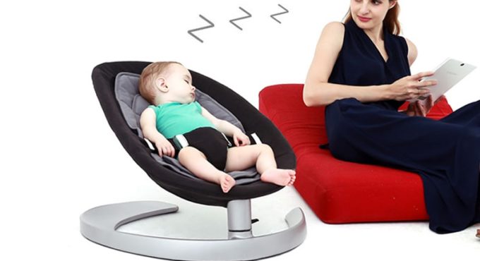 Super Load Bearing 60kg Baby Rocking Chair Without Electricity Radiation Baby Rocking Chair Baby Cradle Appease Newborn Baby