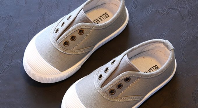 2021 Spring Summer Kids Shoes For Boys Girls Insole 13.5-18CM Candy Color Children's Casual Canvas Sneakers Soft Fashion Shoes