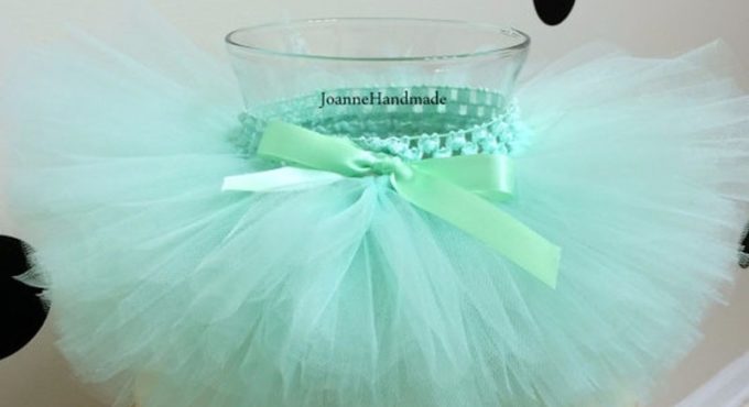 Wholesale Baby Crochet Tutu Skirts Girls Fluffy Ballet Dance Pettiskirts with Ribbon Bow Infant Handmade Tulle Tutus 100Pcs/lot