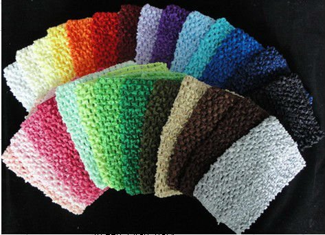 Wholesale Baby 6" Crochet Tutu Tube Tops Infant Waffle String Knit Corset Tees Tanks Kids Elastic Headbands Hairbow 500pcs/lot