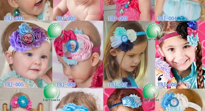 Cartoon Baby Girl Hairband Newborn Headwear Children Tiaras Bandanas Princess Kids Hairs Combs Elastic Hair Bands Cheapest