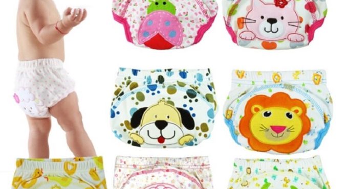 2016 Baby Nappies Washable Cloth Diaper Newborn Training Pants Children Underpant Girls Panties diaper bag