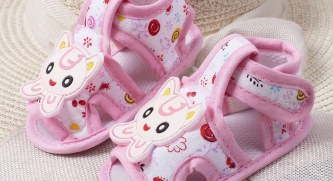 Baby Boy Girls Crib Shoes Infant summer Baby Shoes Cartoon breathable Baby Shoes Soft Sole First Walkers -04