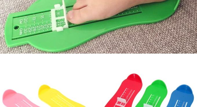 Kid Infant Foot Measure Gauge Adjustable Shoes Size Measuring Ruler Tool Baby Toddler Infant Foot Measures Shoes Fittings