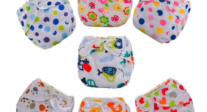 30pcs Baby Diaper Washable Learning Pants Cotton Training reusable