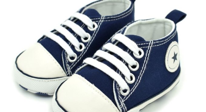 Fashion Infant Tollder Canvas Crib Shoes Baby Boys Girls Sneaker Prewalker Baby Casual Shoes 0-18M