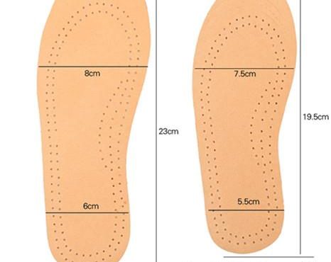 Sheepskin Leather Kids Insole Latex Children Comfortable And Breathable Perspiration Deodorization Size S L From 24 to 35