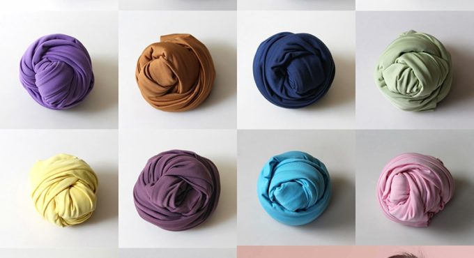 40*160cm Stretch Wrap Newborn Photography Props Accessories Baby Boy Girl Soft Elastic WrapsBlanket Multi-Colors Swaddlings