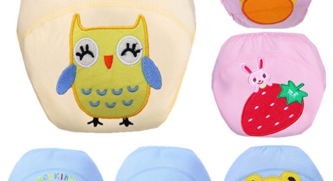 Baby Diapers Reusable Nappies Cloth Diaper Nappy Washable Toddler Girl Boys Baby Waterproof Cotton Potty Training Pants