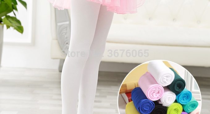 Spring/autumn candy color children tights for baby girls kids cute velvet White pantyhose stockings for Ballet dance girl tights