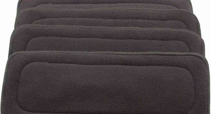 1pc 4 Layers Bamboo Charcoal Inserts For cloth Diaper Reusable Washable Boosters Liners Real Pocket Cloth Nappy