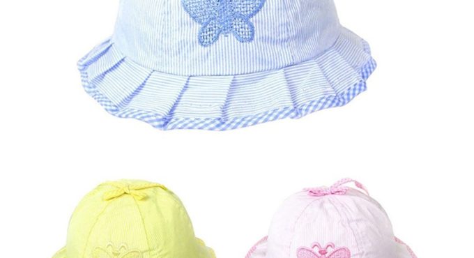 1PC Baby Hat Girl Magic Reversible Bucket Cap for 3 to 12 Months Infant Kids Girls Toddler Sun Hats Summer Flower Bow-knot Style