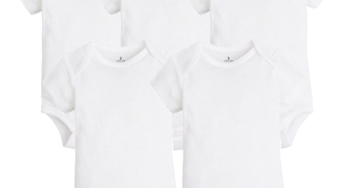 5 PCS/LOT Newborn Baby Clothing 2018 Summer Body Baby Bodysuits 100% Cotton White Kids Jumpsuits Baby Boy Girl Clothes 0-24M