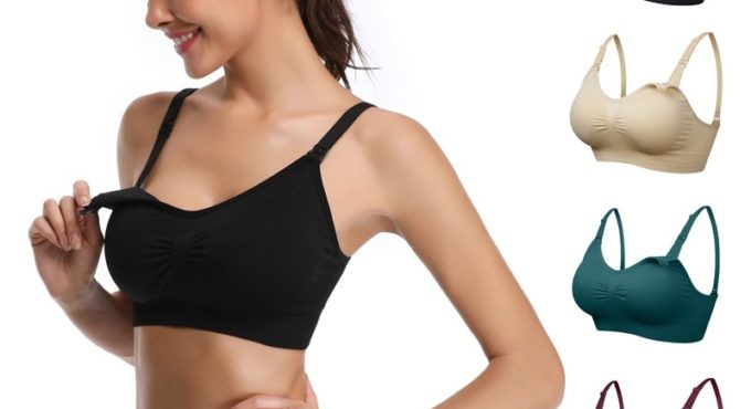 COOSHCO Maternity Nursing Bra Breastfeeding Bras Wire free bra Pregnant Women's bra Clothes for pregnant women Pregnancy clothes