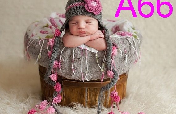 free shipping, 30piece/lot new Handmade Knitted Baby Flower Hat Spring Crochet Girls' Hat Baby Crocheted Beanie caps 100% cotton