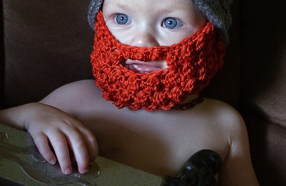 free shipping, 500pcs Baby Hat Baby Boy Beard Hat ,children crochet hat. Handmade Hat Bearded boy winter cap bearded beanie