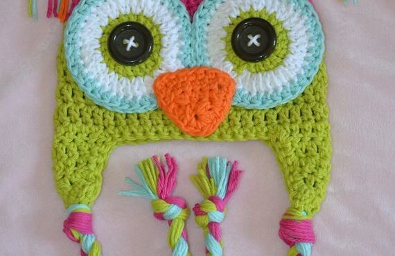 Free shipping, 20pcs/lot baby OWL hat , Children's crochet hat ,Funny hat , handmade Crochet baby hat 100% cotton NB-6YEARS