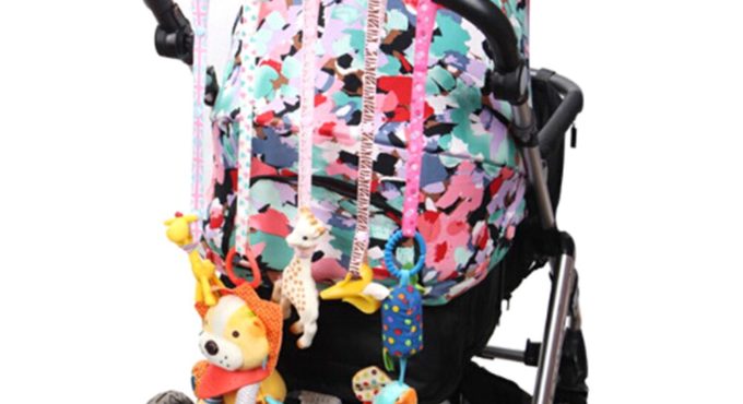 Baby Stroller Accessories Toys Teether Pacifier Chain Strap Holder Belt Saver Fixed Baby Stroller Accessories 60cm x 1.5cm