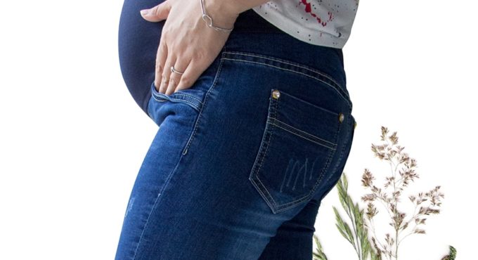 [Wheat Turtle]Brand Maternity Jeans Pregnancy Clothes Denim Overalls Skinny Pants Trousers Clothing For Pregnant Women Plus Size