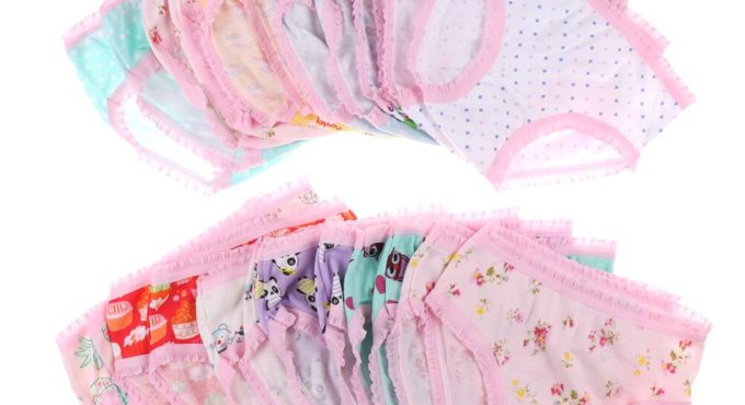 1pcs Fashion Soft Underwear Cotton Panties For Baby Girls Kids Short Briefs Children Underpants