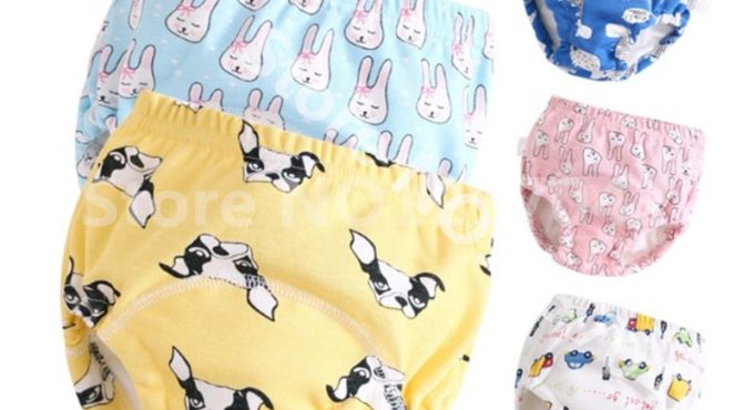 6Layer Crotch Baby Cotton Training Pants Panties Cloth Diapers Reusable Child Nappies Diaper Waterproof Baby Underwear Washable