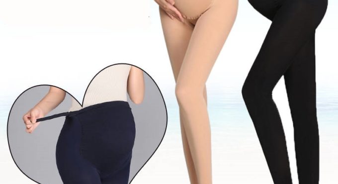 320D Women Pregnant Socks Maternity Hosiery Solid Stockings Tights Pantyhose Spring and autumn pregnant women stockings