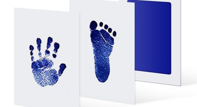 6Colors Baby Care Non-Toxic Handprint Kit Imprint Footprint Imprint Baby Souvenirs Newborn Baby Cushion Ink Footprint Infant Toy