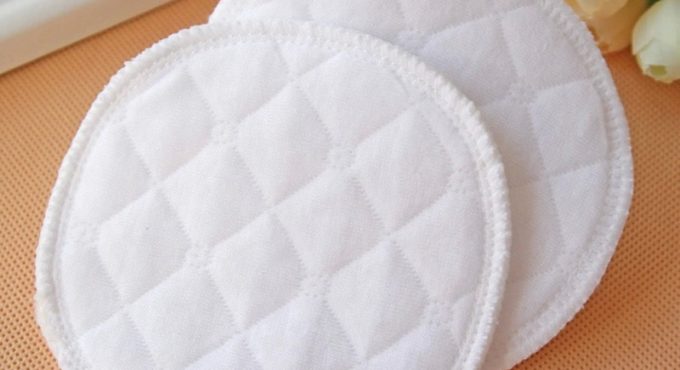 12pc Reusable Nursing Breast Pads Washable Soft Absorbent Baby Breastfeeding Waterproof Breast Pads 3layers Pure cotton