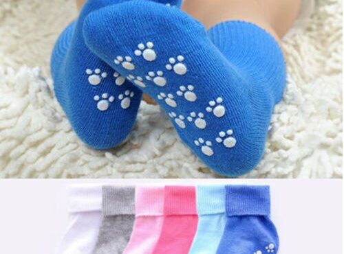 Kids Baby Boys Girls Christmas Warm Slipper Socks Children's Xmas Cotton Autumn Gift Socks