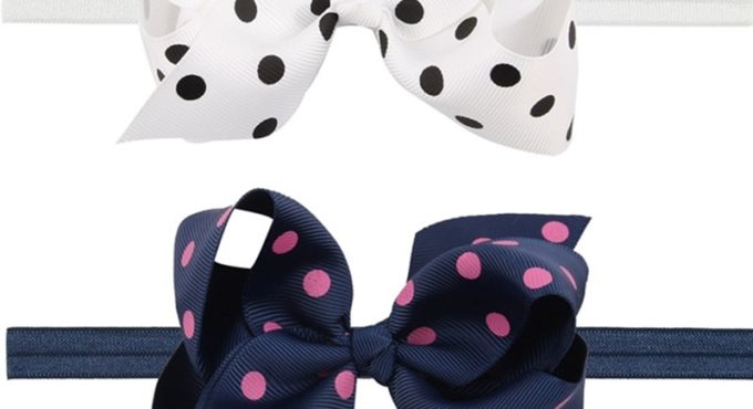 Newborn Bowknot Baby Headband Elastic Kids Girl Hair bows Girl Newborn Headbands Baby Girl Hair Accessories Haarband HB177S