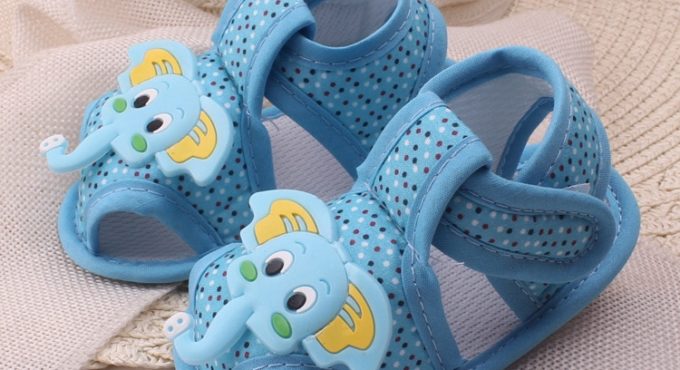 0-1 Year Old New Cartoon Elephant Baby Shoe Cloth Soft Bottom Toddler Shoes Baby Children's Shoes