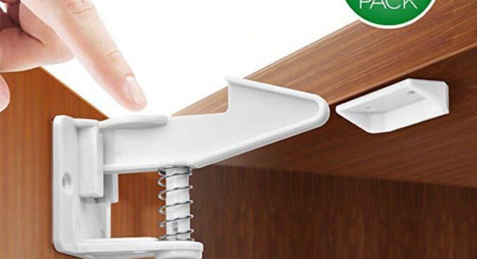 5Pcs Baby Safety Lock for Drawer Cabinet Door Invisible Buckle Closet Locks Children Protection Baby Security Lock